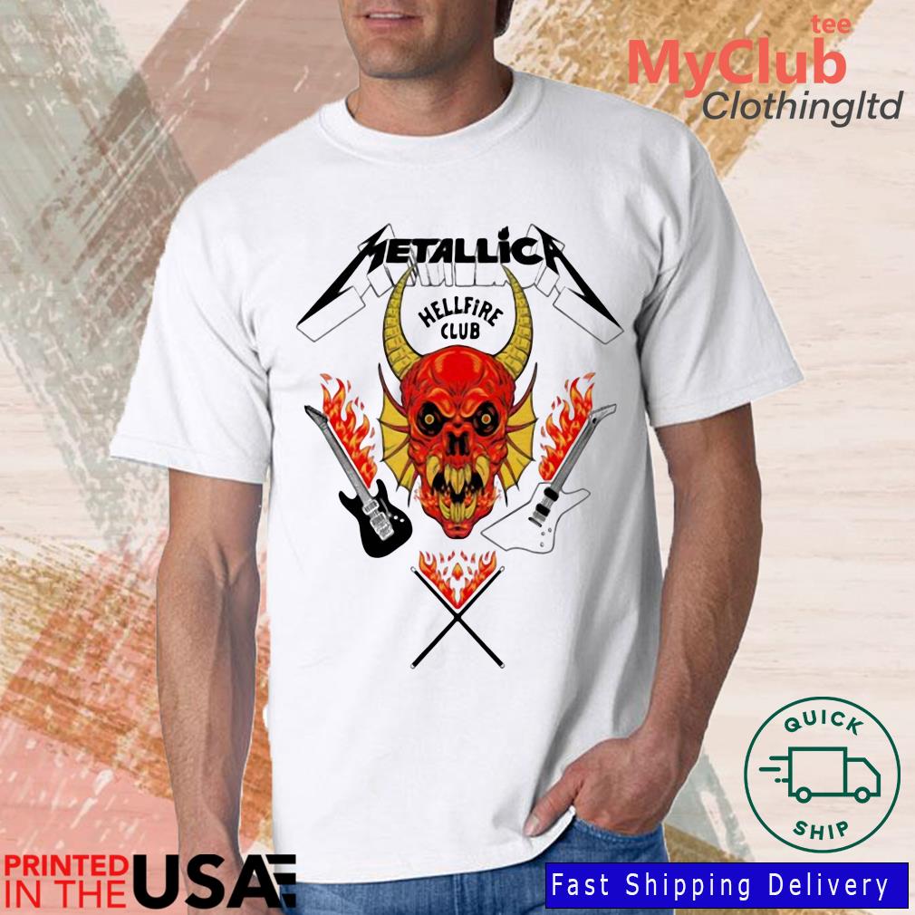 Stranger Things Metallica Hellfire Club Shirt
