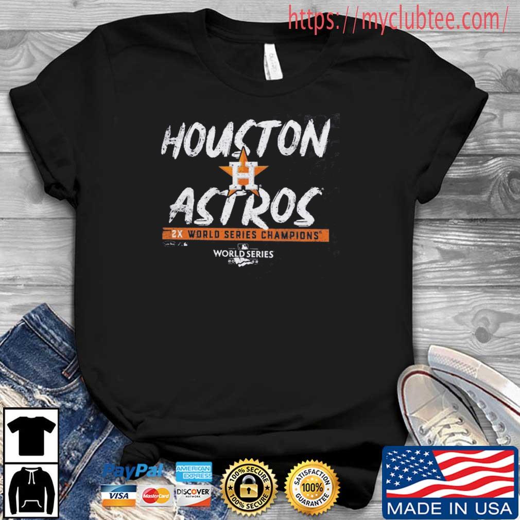 Houston Astros Majestic Threads 2022 World Series Champions Still Here Tri-Blend shirt
