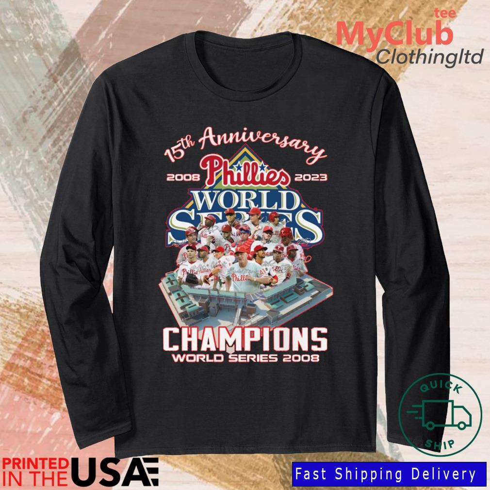 Philadelphia Phillies Champions World Series 2008 15th Anniversary