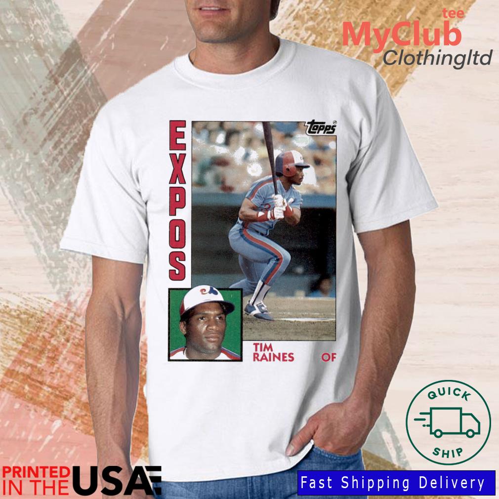 Tim Raines Expos Player T-Shirt