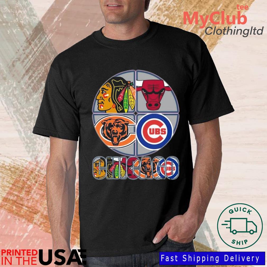 Chicago sports Chicago Blackhawks Chicago Bulls Chicago Bears Chicago Cubs  shirt, hoodie, sweater, long sleeve and tank top