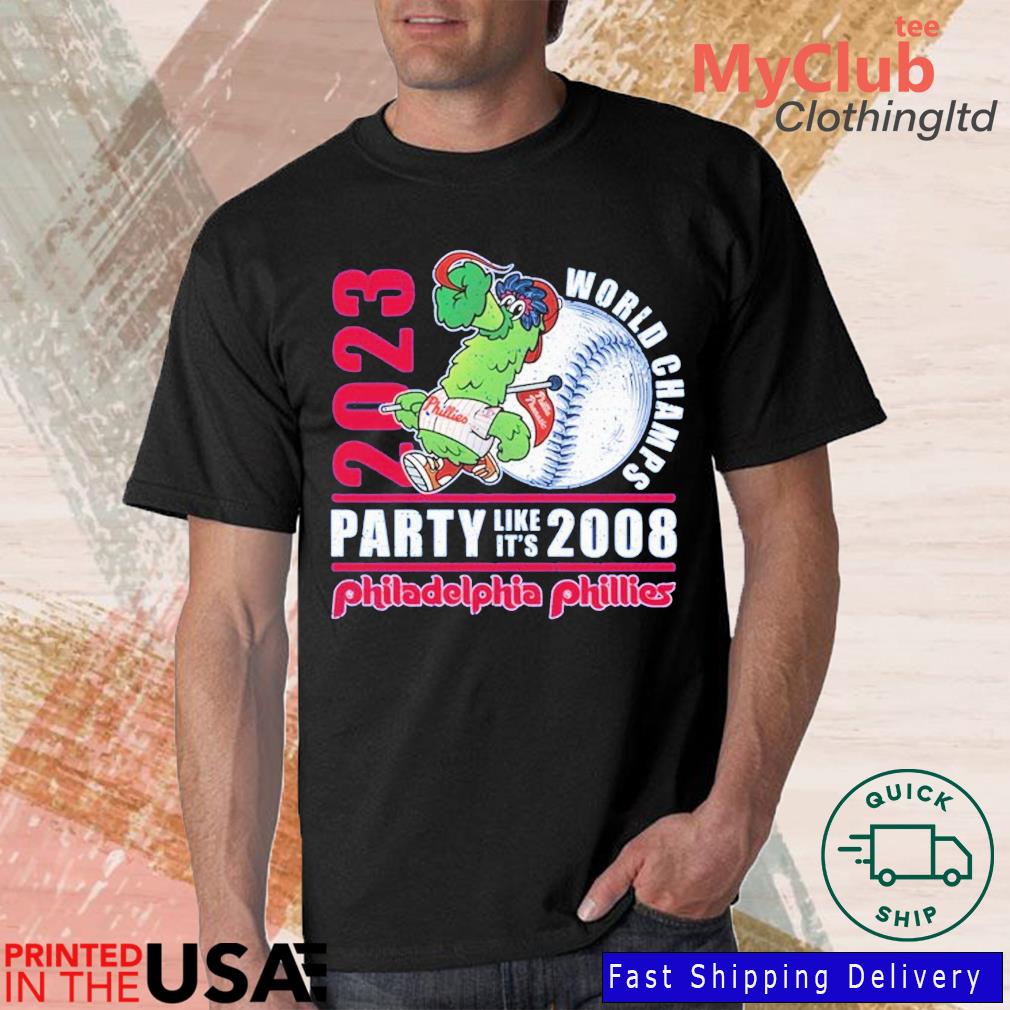 Design 2023 world champs party like its 2008 philadelphia phillies shirt -  EnvyfashionTee