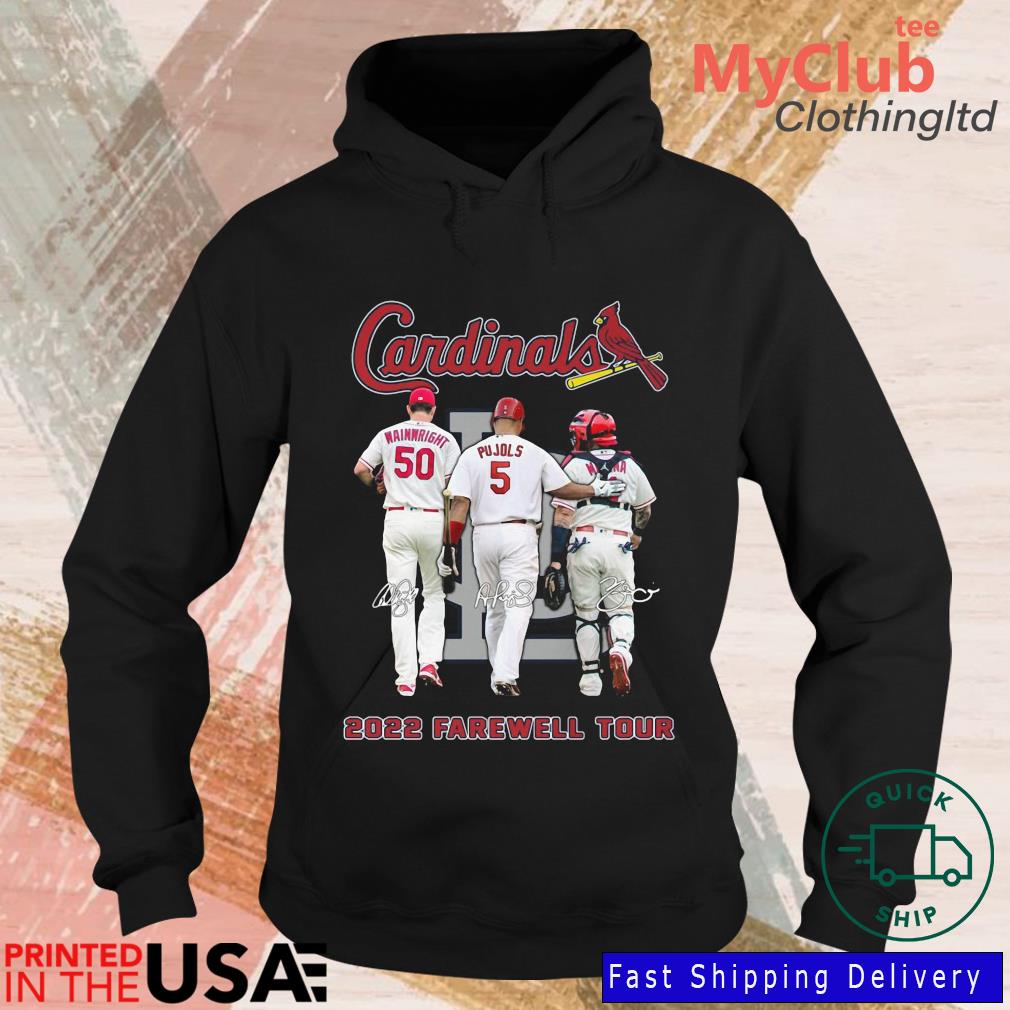 Farewell Tour St. Louis Cardinals Adam Wainwright Yadier Molina Albert  Pujols 2022 Design Unisex T-Shirt - Teeruto