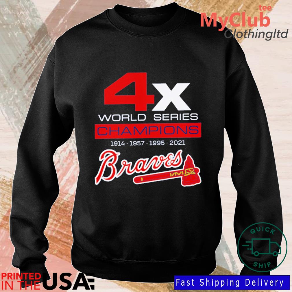 Official 1995 World Series Champions Atlanta Braves Baseball 2021 Shirt,  hoodie, sweater, long sleeve and tank top