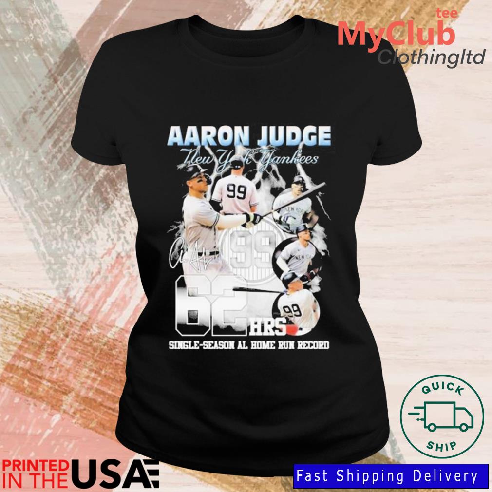 Aaron Judge New York Yankees single season HR record 62 home runs shirt,  hoodie, sweater, long sleeve and tank top