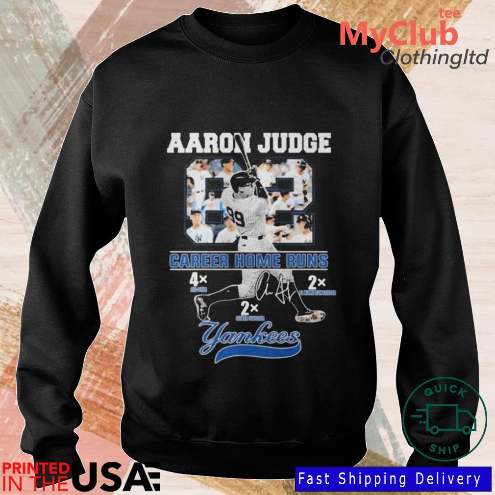 Aaron Judge 62 Hrs New York Yankees Signature shirt, hoodie, sweater, long  sleeve and tank top