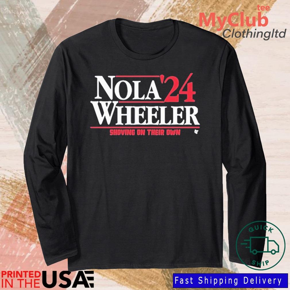 Aaron Nola Zack Wheeler '24 Shoving On Their Own Tee Philadelphia Phillies  shirt, hoodie, sweatshirt for men and women