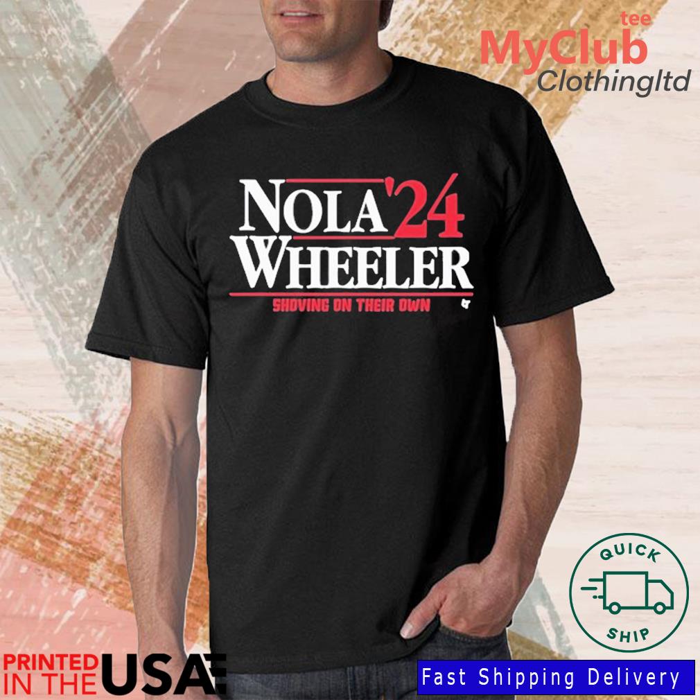 Aaron Nola Zack Wheeler '24 Shoving On Their Own Tee Philadelphia Phillies  shirt, hoodie, sweatshirt for men and women