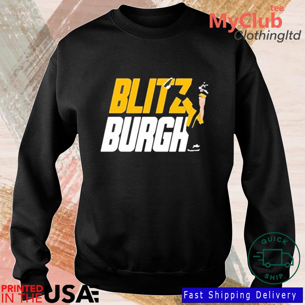 Aj Burnett Wearing Blitz Burgh shirt, hoodie, longsleeve