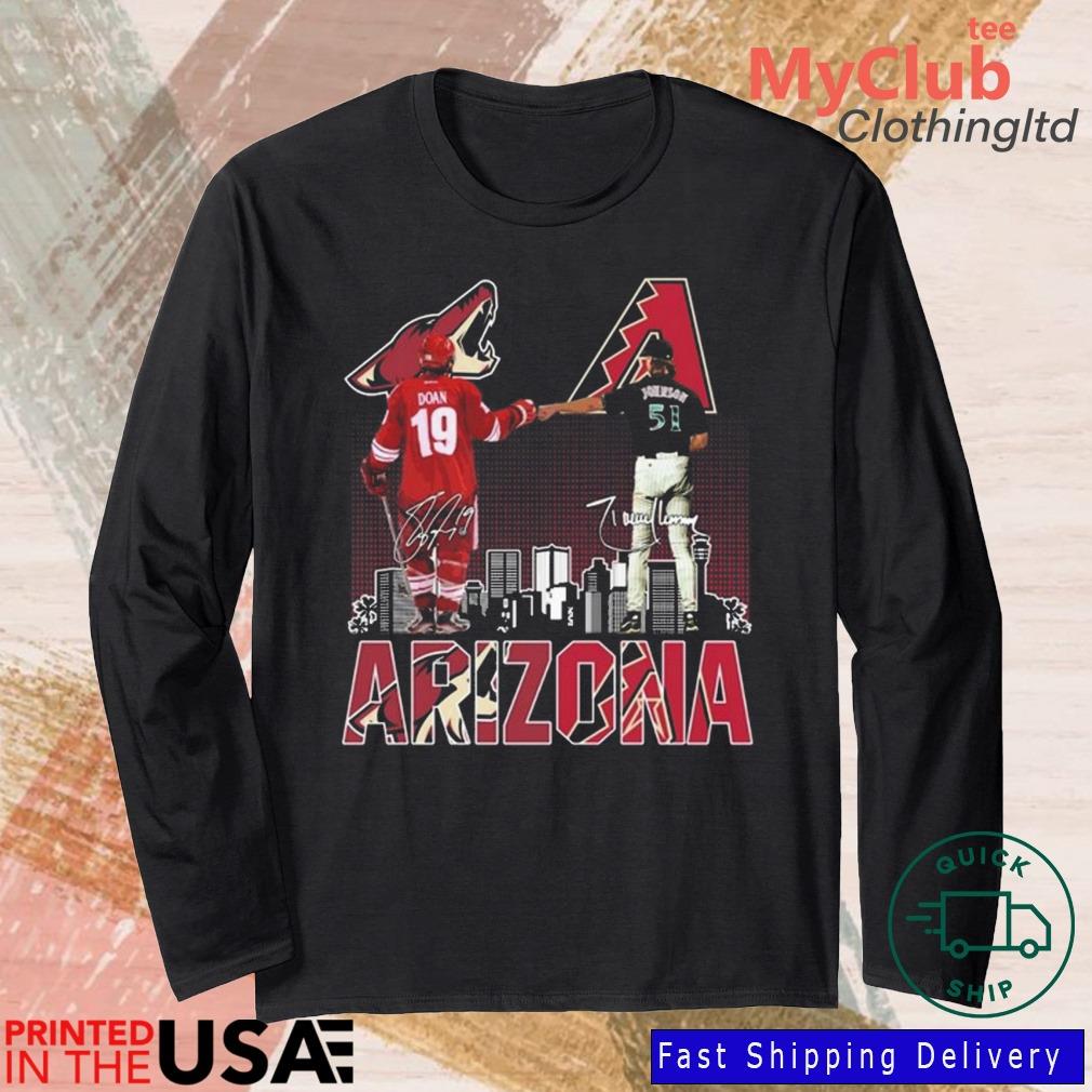 Alibashirt LLC - Arizona Coyotes Shane Doan Arizona Diamondbacks Randy  Johnson 2023 Signatures Shirt by aliba shirt - Issuu