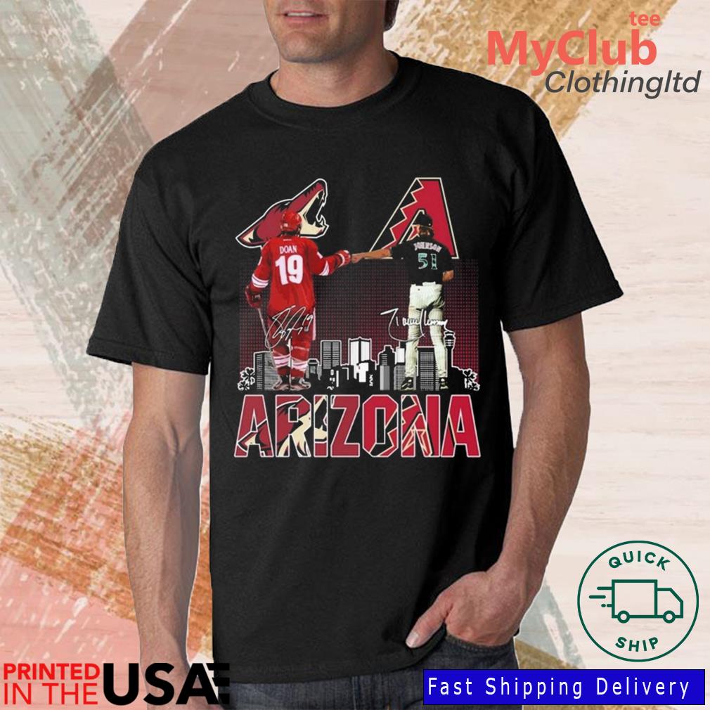 Alibashirt LLC - Arizona Coyotes Shane Doan Arizona Diamondbacks Randy  Johnson 2023 Signatures Shirt by aliba shirt - Issuu