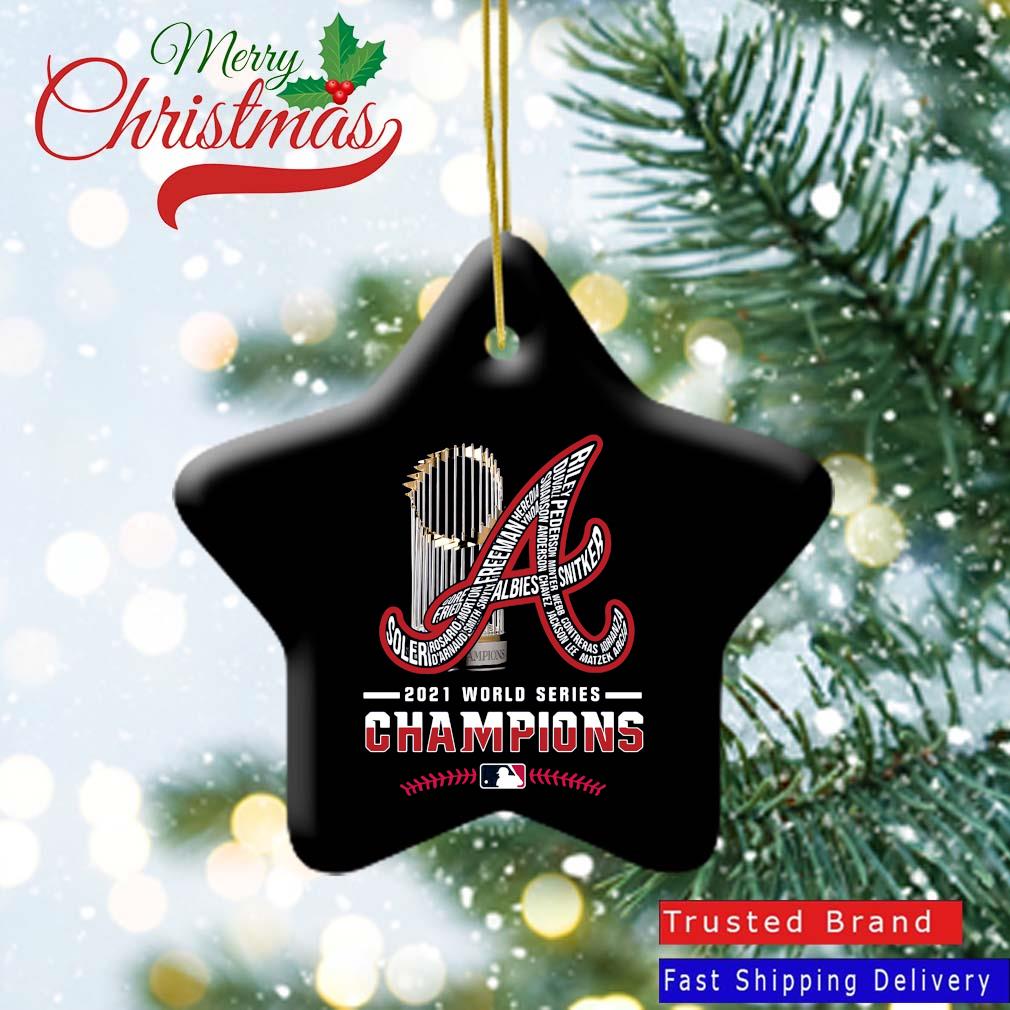 Atlanta Braves World Series 2021 Ornament Christmas 