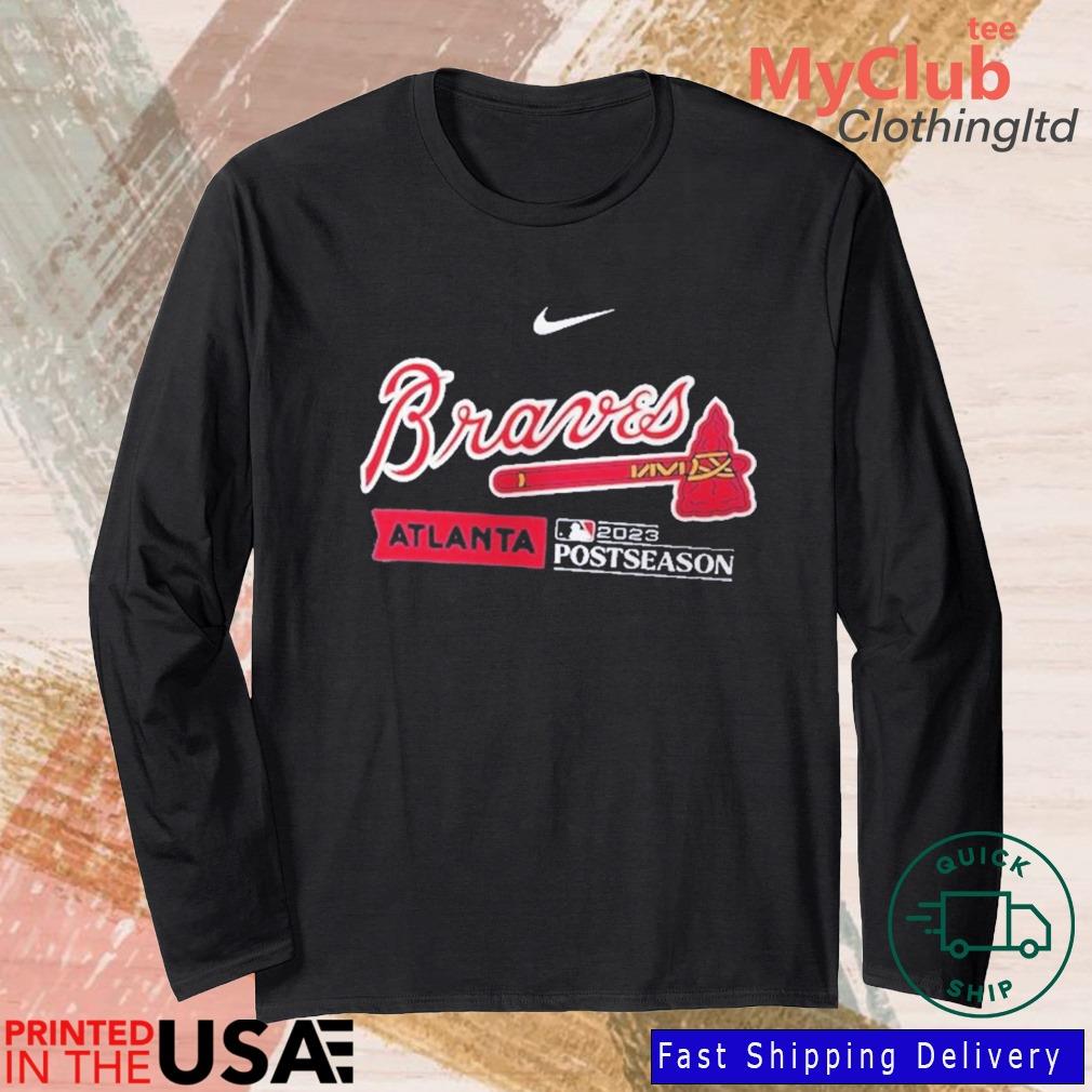 Atlanta Braves Nike 2023 Postseason Authentic Collection Dugout Mlb Shirt
