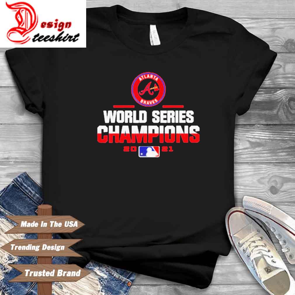 Men's Fanatics Branded Black Atlanta Braves 2021 World Series Champions  Signature Roster T-Shirt