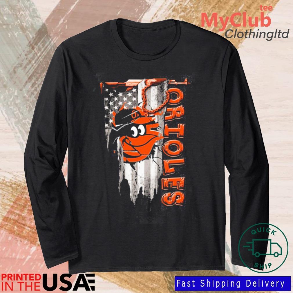 Baltimore Orioles Inside USA Flag 2023 Shirt - Teesplash Store