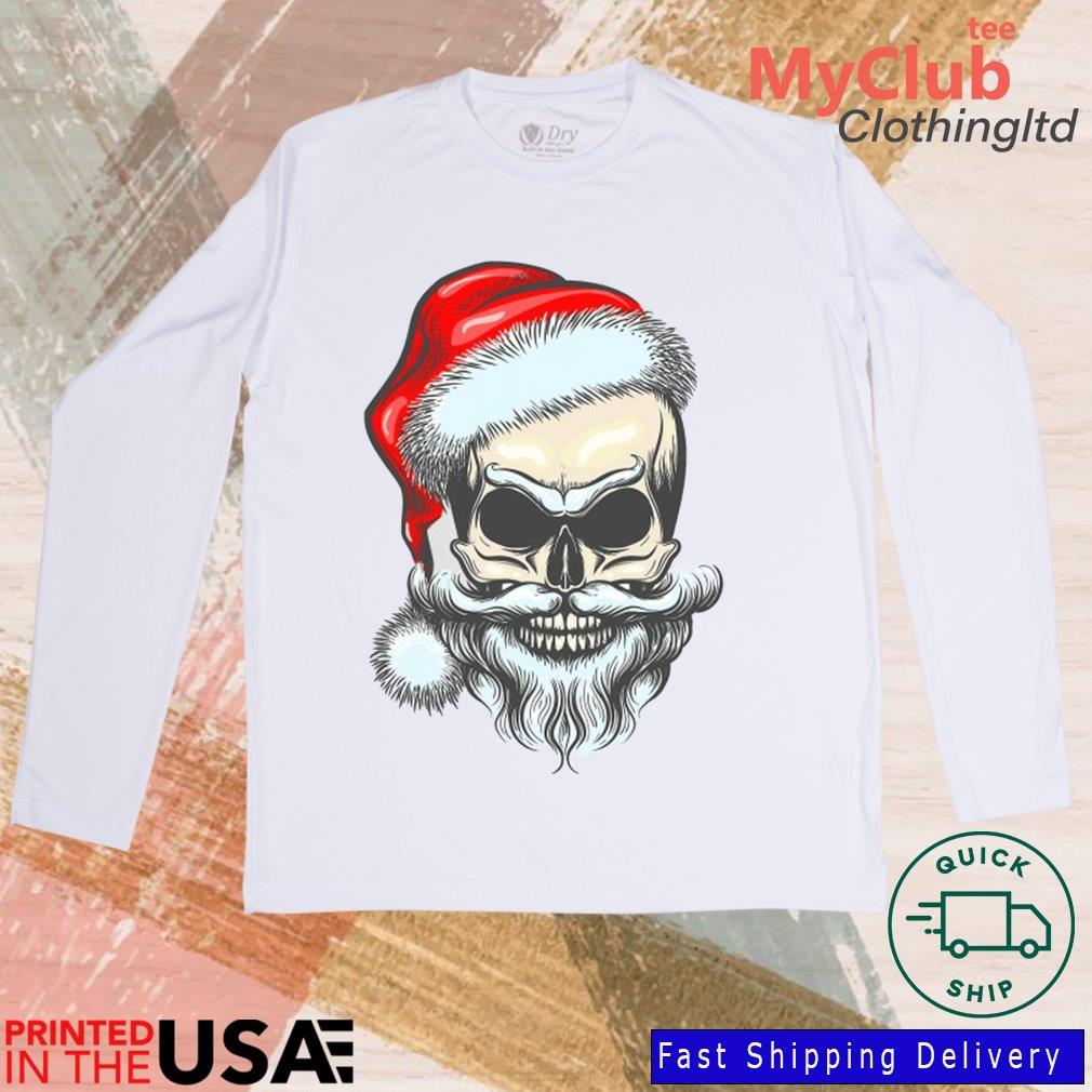 Bearded Vintage Skull Santa Claus Christmas Pajama Gift Sweater 244646687_194594102790085_1199470048251885811_n
