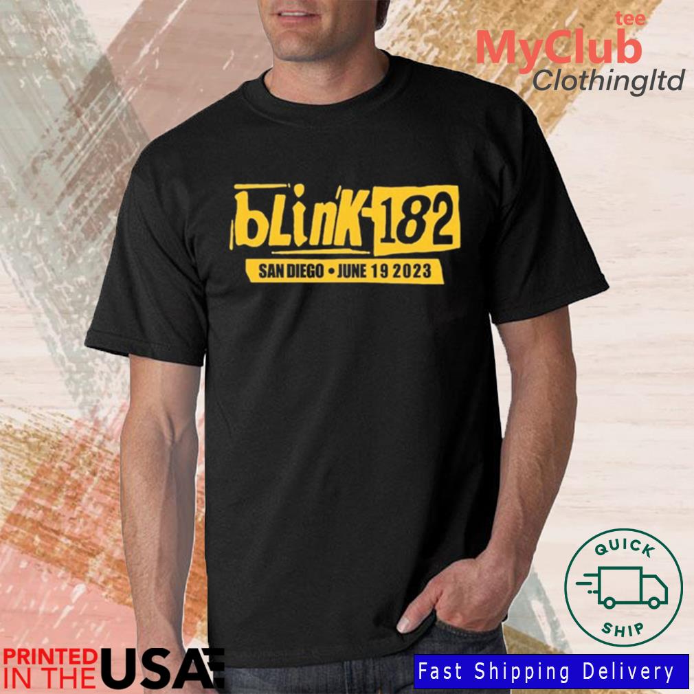 Official blink-182 San Diego, CA Tour T-Shirt, hoodie, sweater