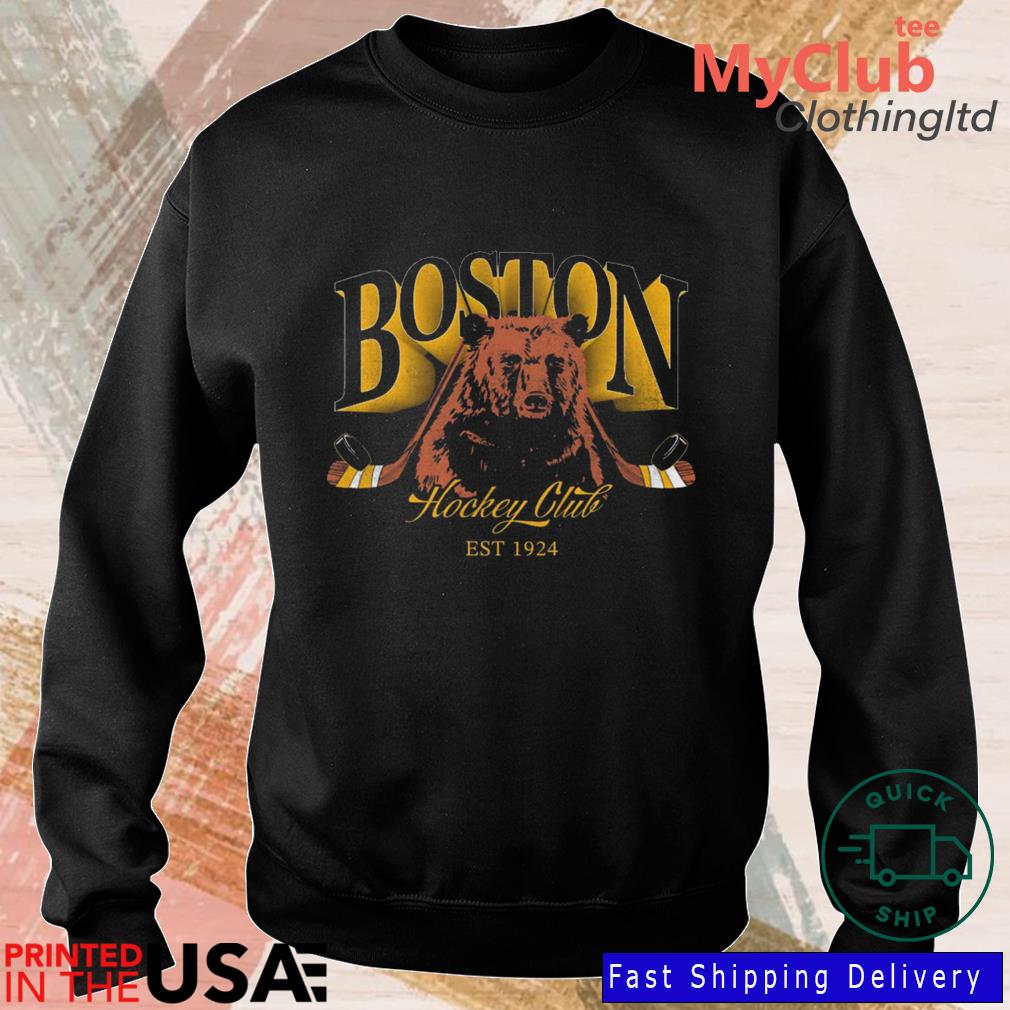 Original boston Bruins hockey club est 1924 bear Classic T-shirt, hoodie,  sweater, long sleeve and tank top