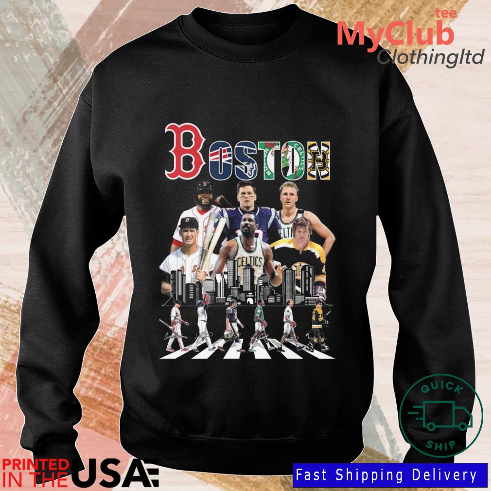 Boston Celtics Bruins Red Sox And New England Patriots abbey road