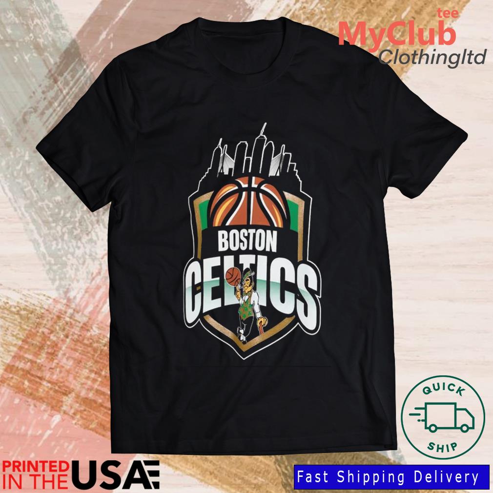 Unisex Stadium Essentials Black Boston Celtics NBA Crest Long Sleeve T-Shirt Size: Medium