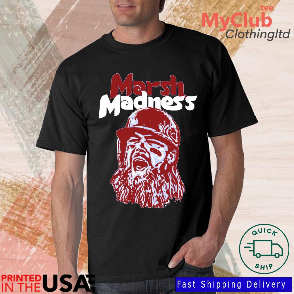 Official brandon Marsh Madness Phillies Baseball 2023 Shirt,Sweater,  Hoodie, And Long Sleeved, Ladies, Tank Top