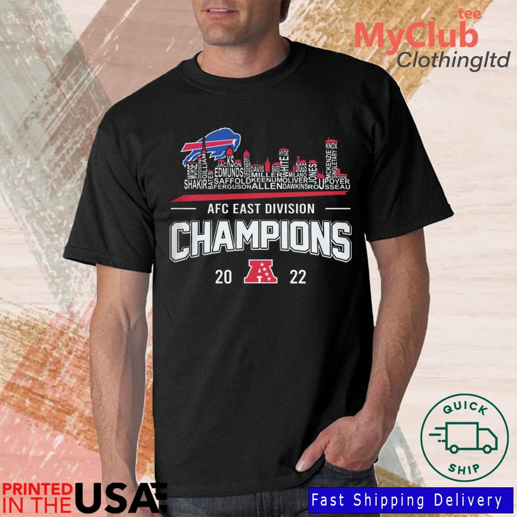 2022 Afc East Champions Buffalo Bills Skyline Shirt, hoodie, sweater, long  sleeve and tank top