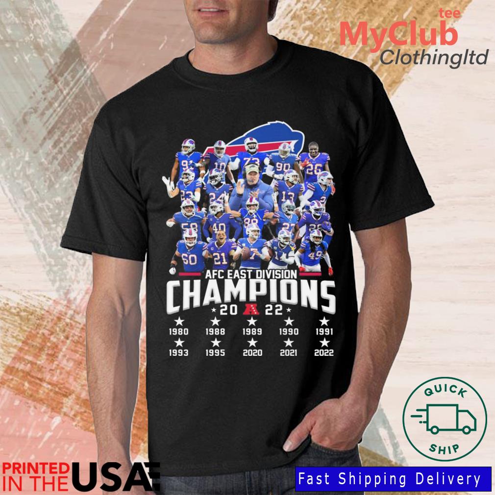 Buffalo Bills 2022 AFC East Champions T-Shirt