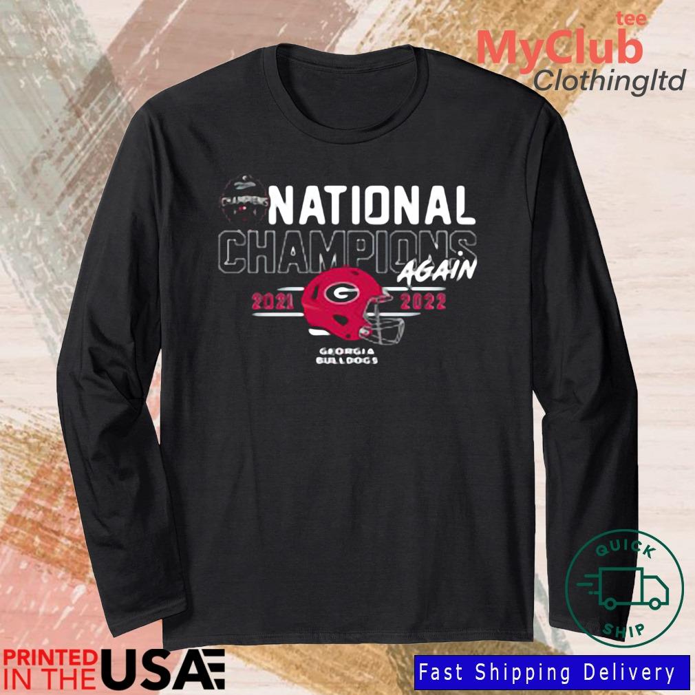 Georgia Bulldogs Champion Back-To-Back College Football Playoff National  Champions T-Shirt - Black