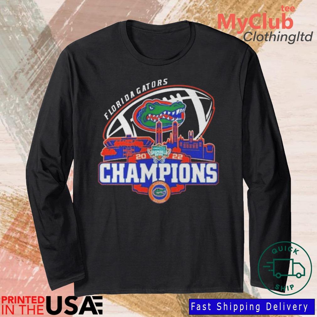 Champions Florida Gators Logo Gasparilla Bowl City 2022 Shirt 244921663_303212557877375_8748051328871802726_n
