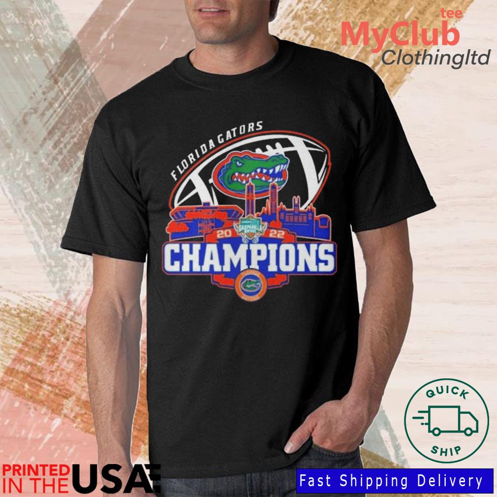 Champions Florida Gators Logo Gasparilla Bowl City 2022 Shirt