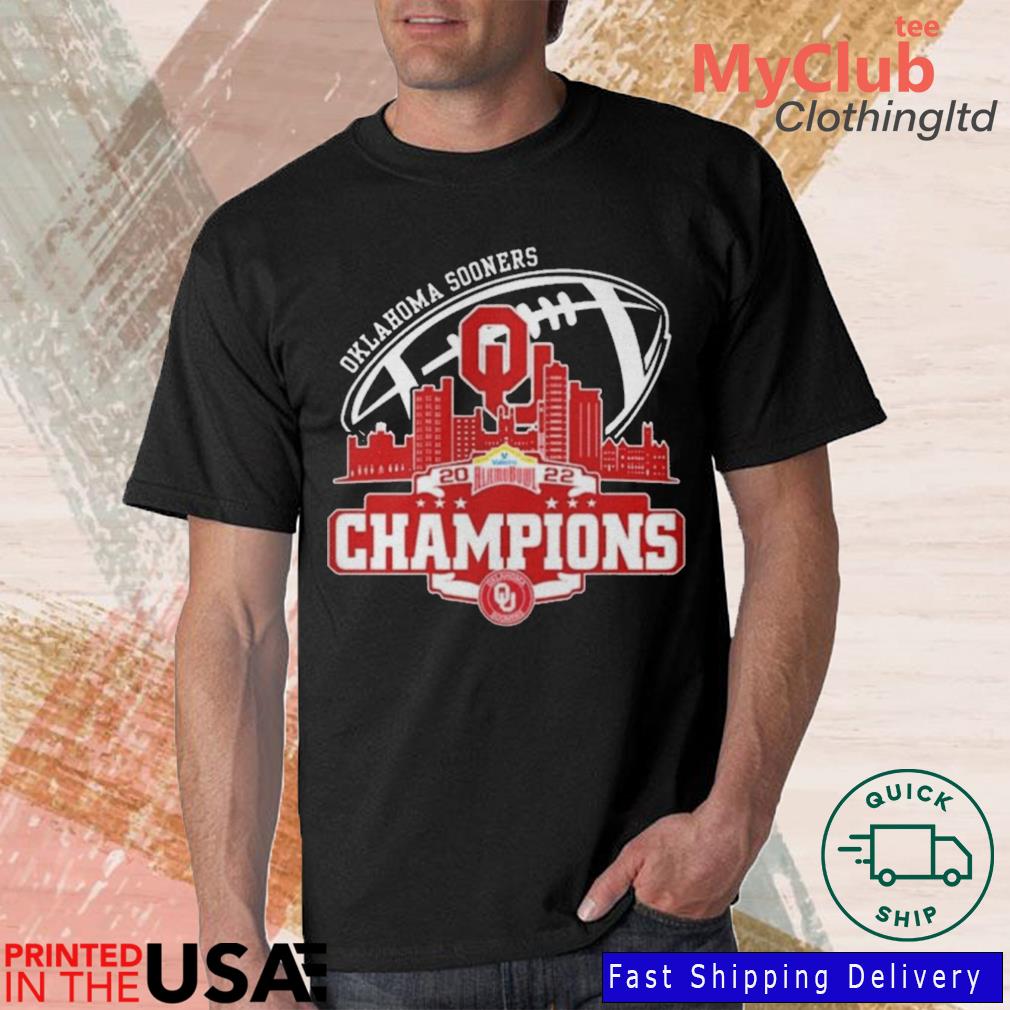 Champions Oklahoma Sooners Logo Alamobowl City 2022 Shirt