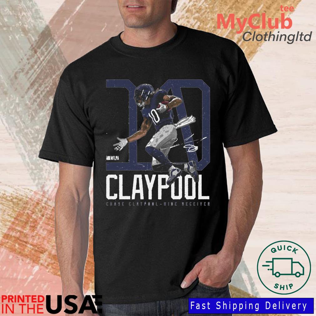 Chase Claypool Wide Receiver Chicago Bold Number Signature Shirt