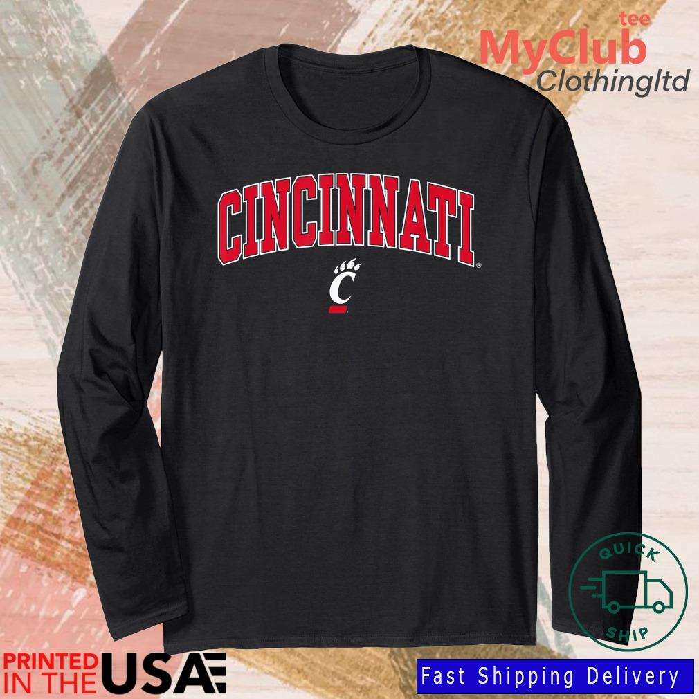 Cincinnati Bearcats Arch Over Shirt 244921663_303212557877375_8748051328871802726_n