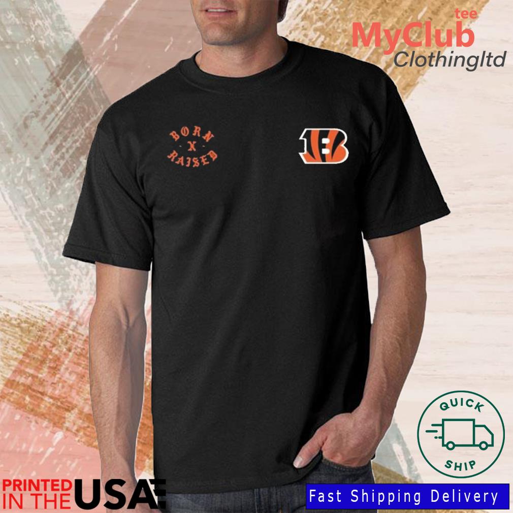 Official Cincinnati Bengals Born X Raised Unisex T-shirt, hoodie