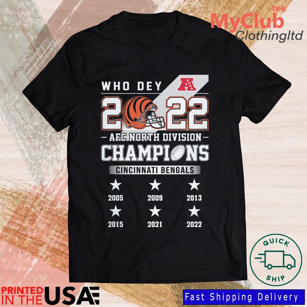 Who Dey Cincinnati Bengals 2022 AFC Conference Championship NFL T-Shirt -  REVER LAVIE