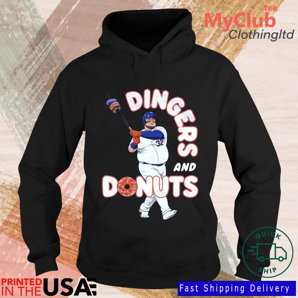 Daniel Vogelbach 32 dingers and donuts baseball funny T-shirt