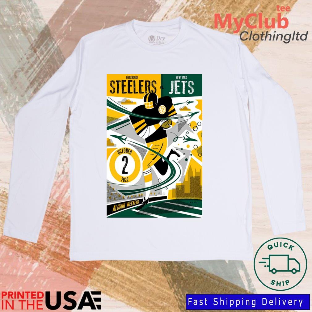 Dave Klug Pittsburgh Steelers vs New York Jets 10 2 2022 Game Shirt 244646687_194594102790085_1199470048251885811_n