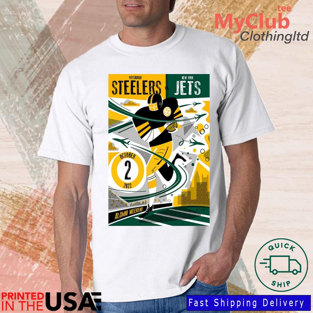 Dave Klug Pittsburgh Steelers vs New York Jets 10 2 2022 Game Shirt