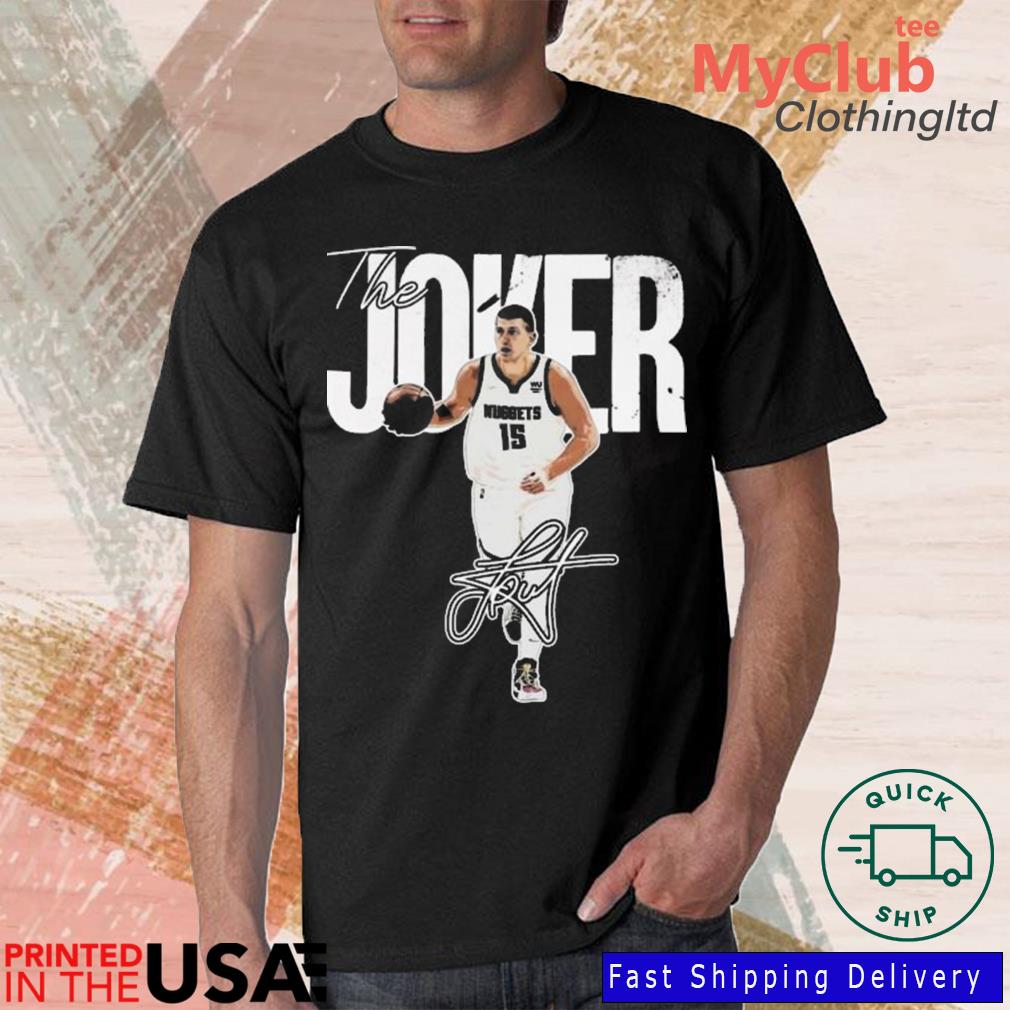 Official Denver Nuggets The Joker Nikola Jokic Signature 2023 Crewneck  Sweatshirt
