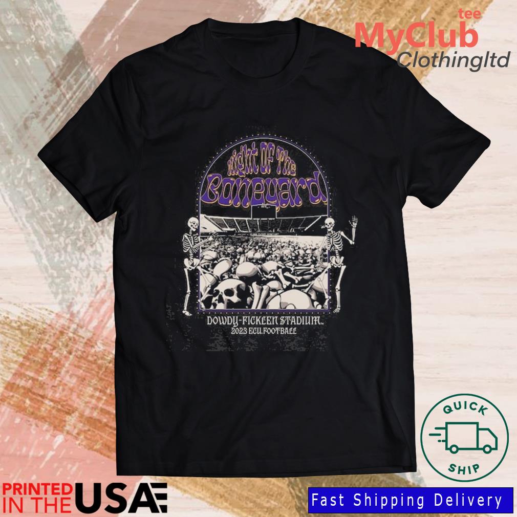 Ecu Pirates Night Of The Boneyard Dowdy Ficklen Stadium 2023 Ecu Football T- Shirts, hoodie, sweater, long sleeve and tank top