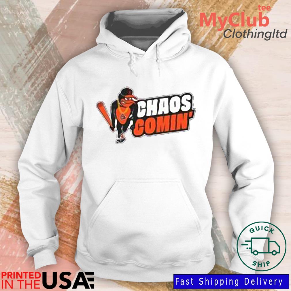 Baltimore Orioles Chaos Comin' T Shirt, hoodie, longsleeve tee, sweater