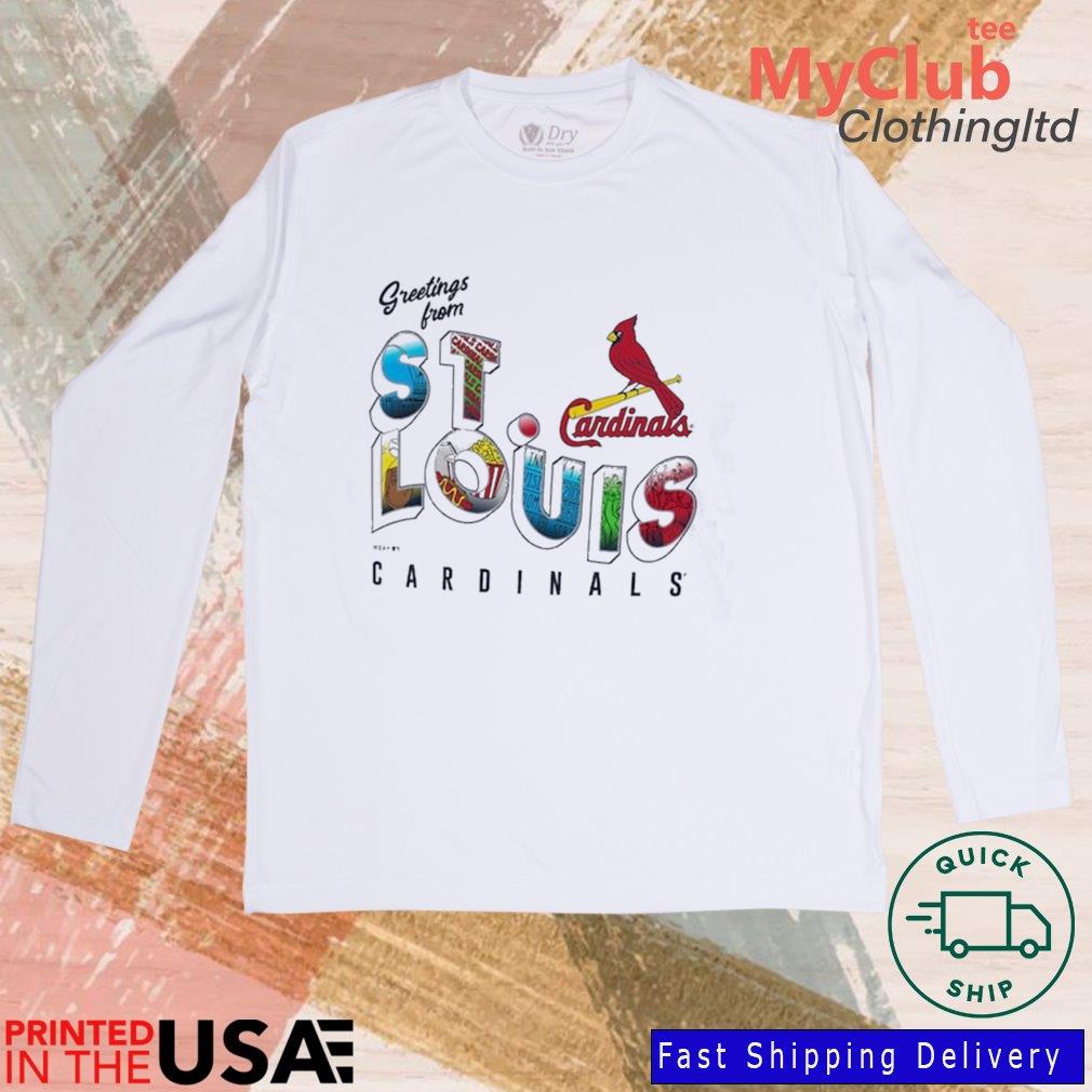 Funny st. Louis Cardinals Wear By Erin Andrews Greetings From 2022 Shirt,  hoodie, sweater, long sleeve and tank top