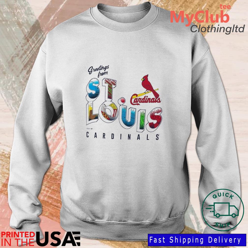 Funny st. Louis Cardinals Wear By Erin Andrews Greetings From 2022 Shirt,  hoodie, sweater, long sleeve and tank top