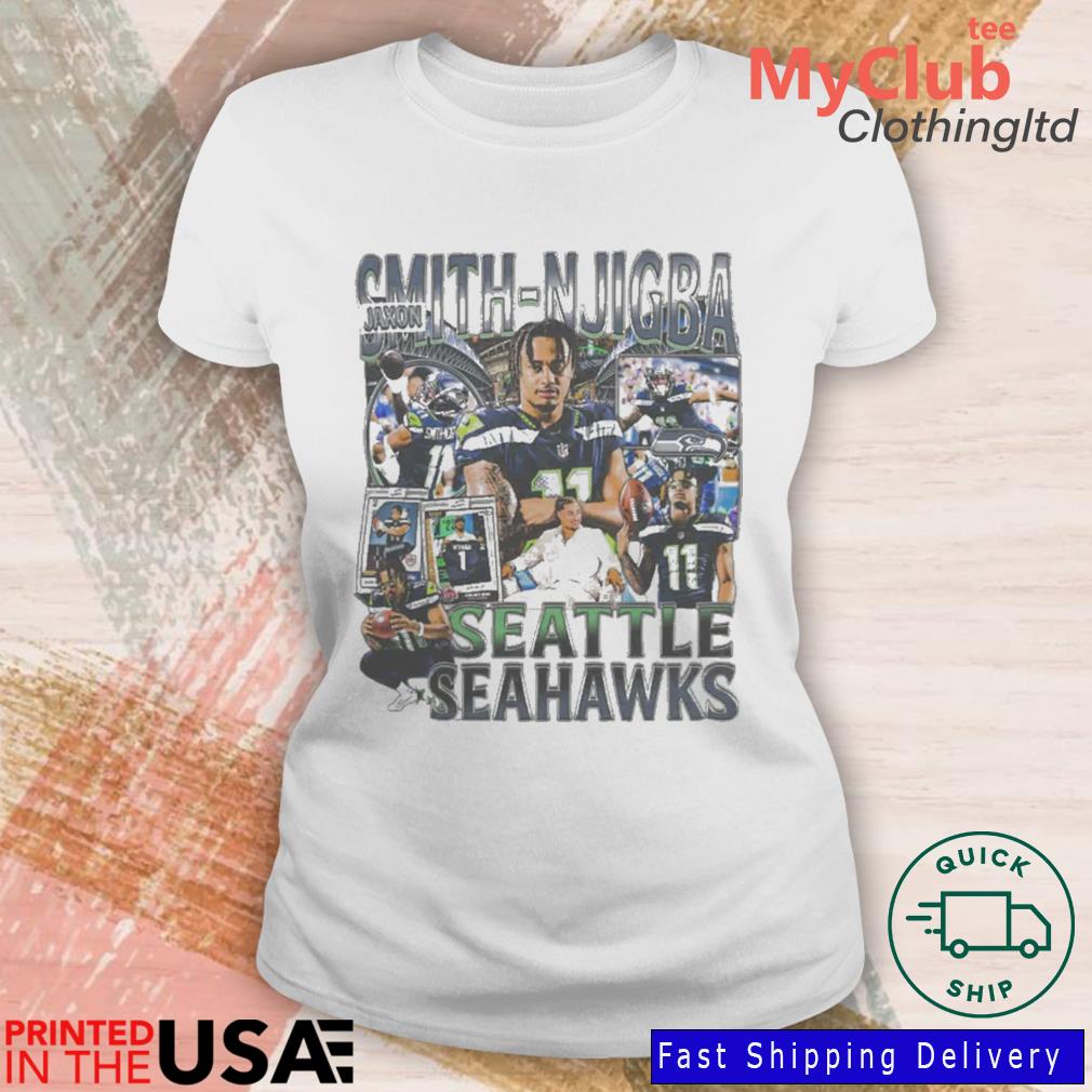 Cuztom Threadz Seattle Seahawks Grey T-Shirt (Men) Grey Medium