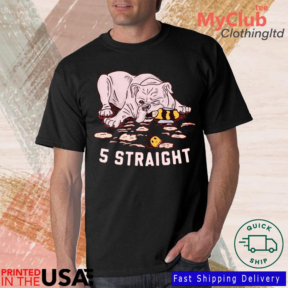 Georgia Bulldogs 5 Straight Shirt
