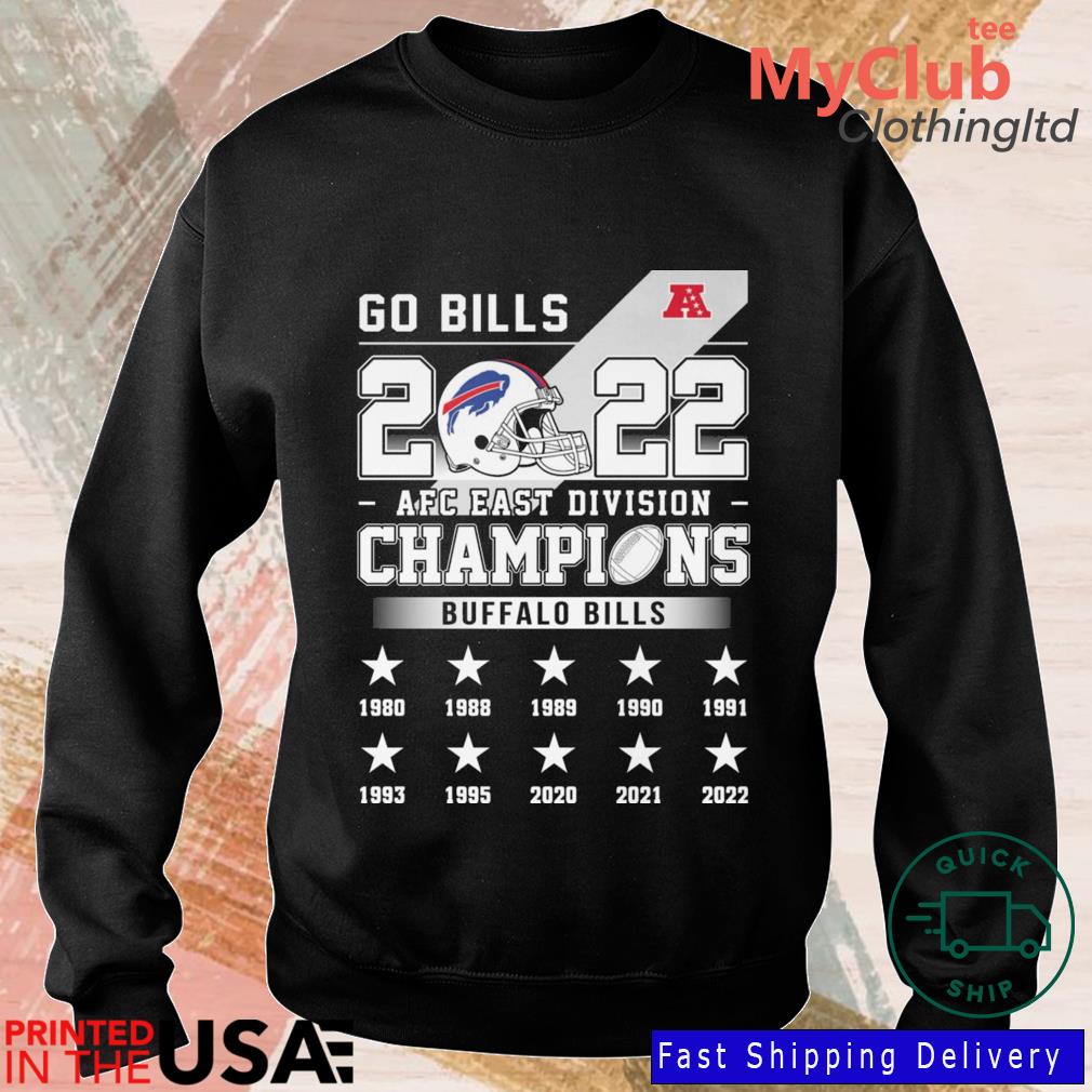 2022 Afc East Division Champions Buffalo Bills 1980 2022 Shirt