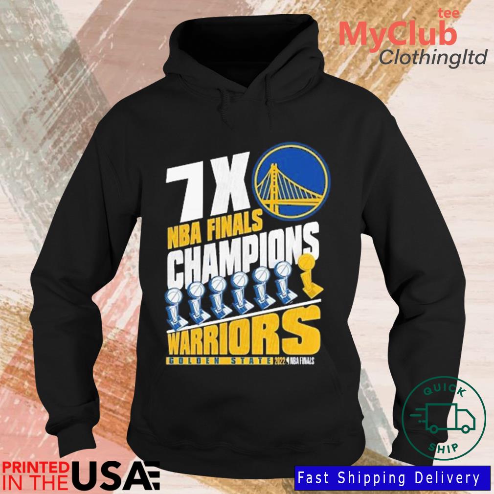 Official Golden State Warriors 7-Time NBA Finals Champions Metallic  Official Logo Comfy shirt, hoodie, sweater, long sleeve and tank top