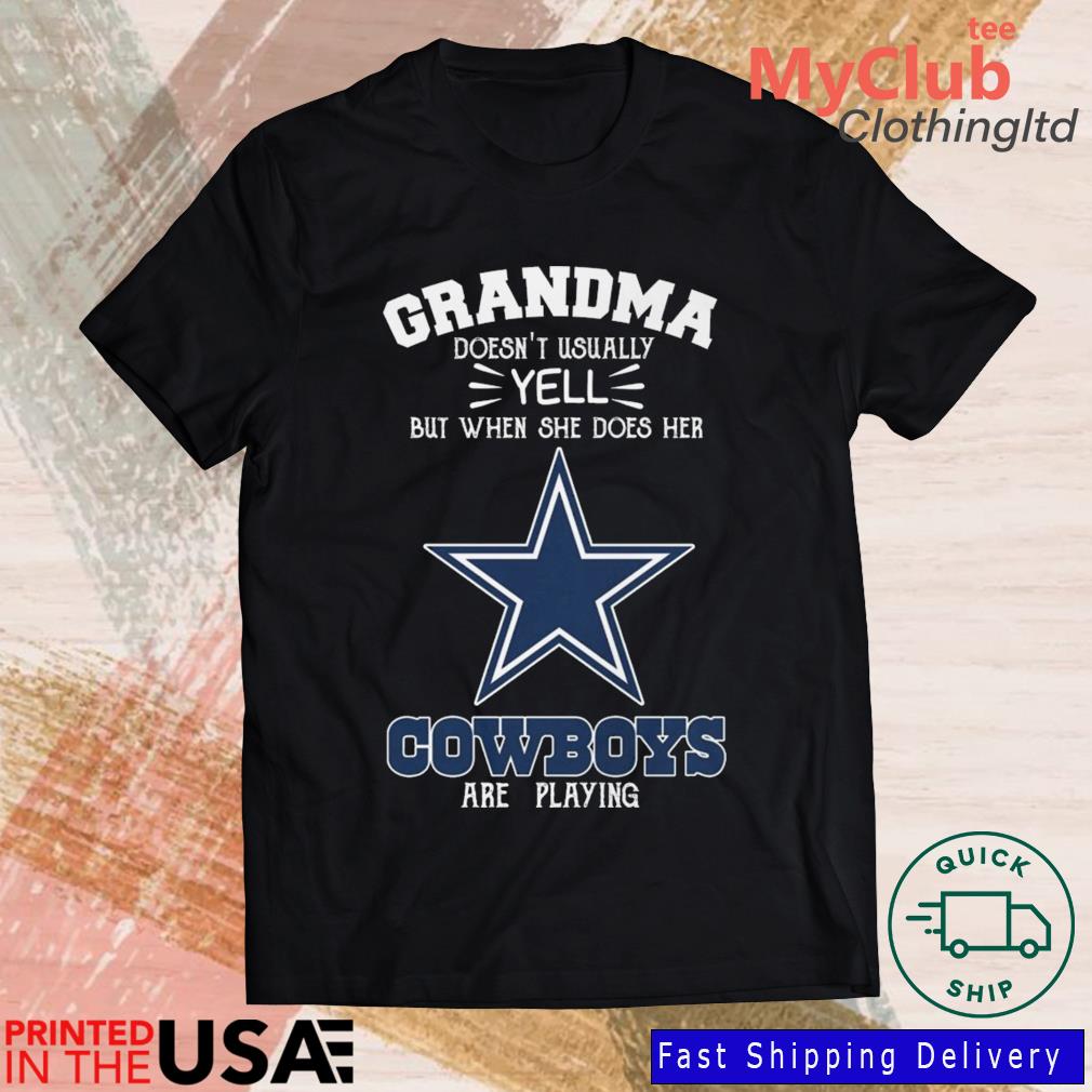 This grandma loves her Dallas Cowboys heart players shirt, hoodie, sweater  and v-neck t-shirt