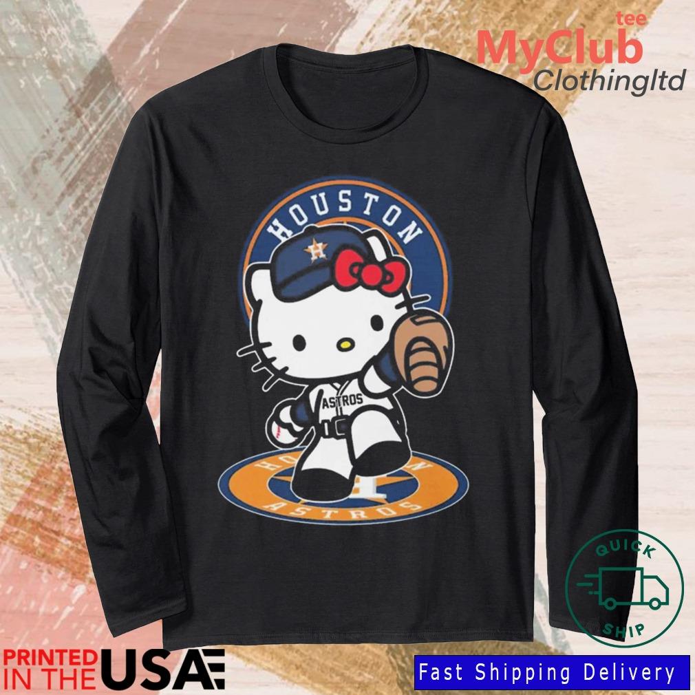 Houston Astros Hello Kitty Baseball T-Shirt