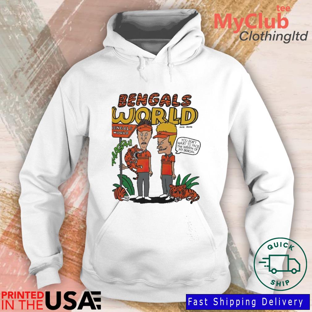 Official cincinnatI bengals homage beavis and butthead x bengals world  shirt, hoodie, sweater, long sleeve and tank top